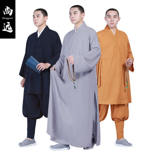 夏季冰丝僧服长褂新冰丝免绑腿 商品图0