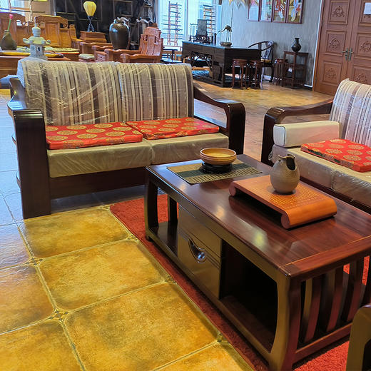 行云流水红木沙发 商品图3