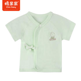 棉果果商场同款夏季新品艾草抗菌短袖半背衣M201110423317