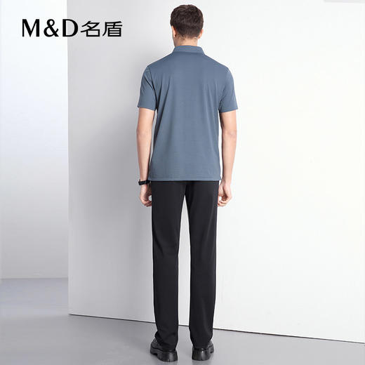 【商场同款】名盾夏季桑蚕丝短袖POLO衫休闲商务翻领短袖t恤22533 商品图4