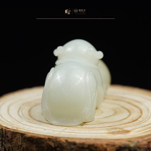 新疆国玉盟世玉羊脂玉挂件（人物）【带证书·顺丰物流】 商品图4