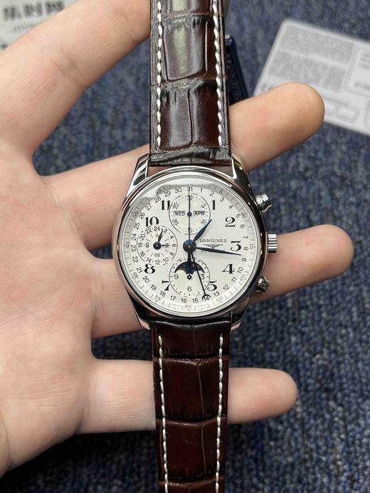 浪琴 Longines 名匠月相系列 名匠八针月相 40mm 多功能男士机械腕表 商品图1