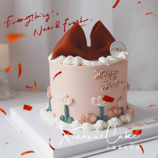 复古翻糖蝴蝶结蛋糕（提前一天预定） 商品图1