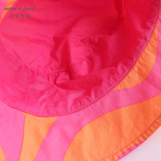 马克珍妮夏装 女童防晒帽渔夫帽 儿童遮阳帽230553 商品图7