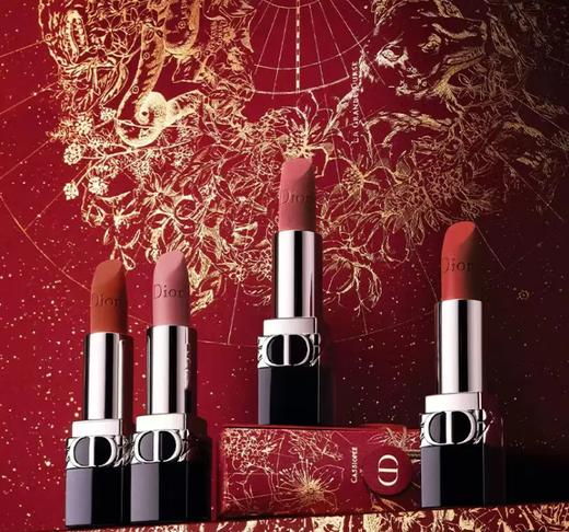 【特惠】法国Dior迪奥烈艳蓝金迷你5件唇膏套组 #999 #720 #772 #735#951 商品图5