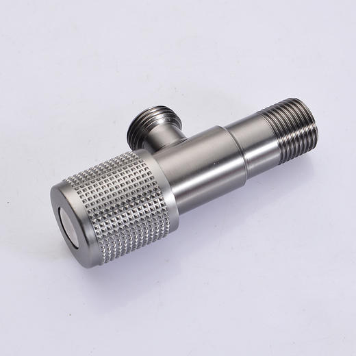 SQ：5274荔枝纹枪灰三角阀水镀枪灰 商品图3