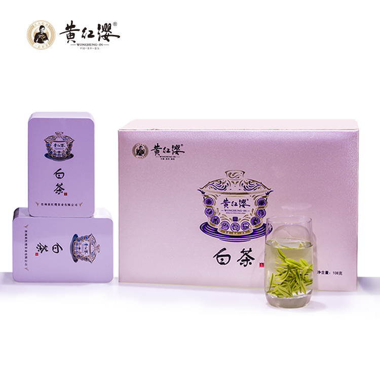 2024年黄红缨瓮安白茶开园头采108g茶叶礼盒装正宗明前特级