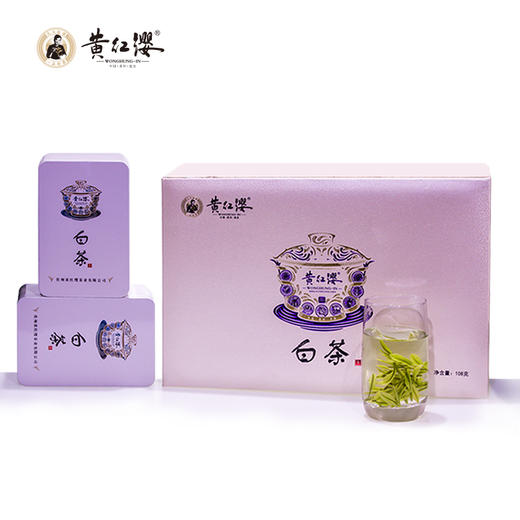 2024年黄红缨瓮安白茶开园头采108g茶叶礼盒装正宗明前特级 商品图0