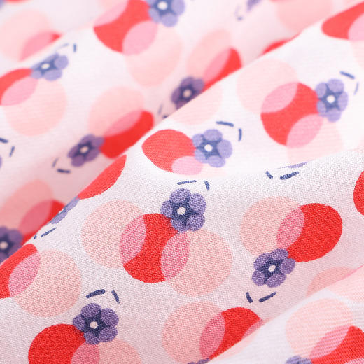 【90-140cm】女童春秋甜美娃娃领碎花连衣裙精典泰迪 商品图4