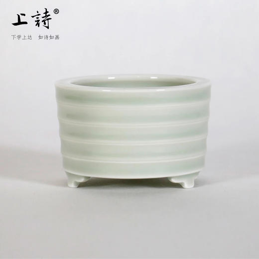 上诗 琴炉1&青白瓷三足弦纹筒式炉 商品图0