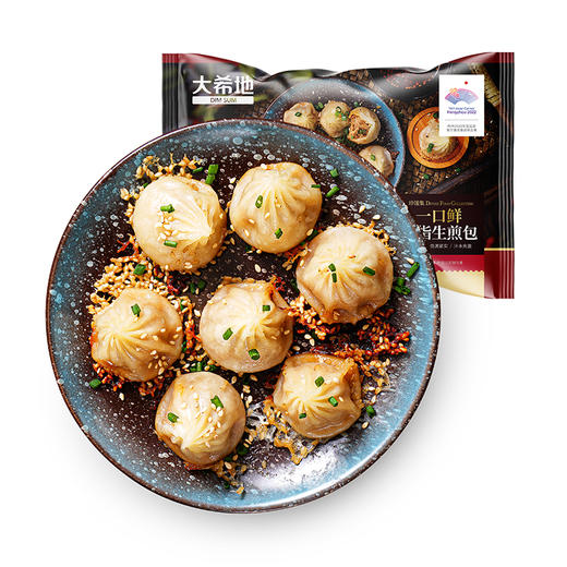 大希地 珍馐集 一口鲜拇指生煎包300g*3 商品图0