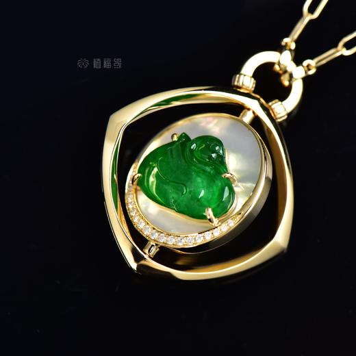 【天鹅湖】绿翠贝母项链    GZ1220917 商品图1