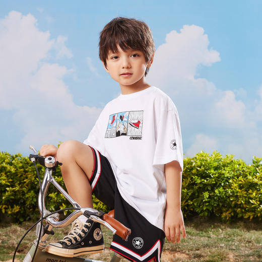 CONVERSE 夏 大童小童 短袖T恤 CNVB-TE-D940 商品图1