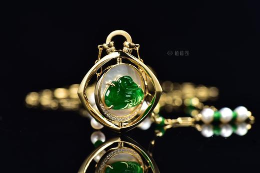 【天鹅湖】绿翠贝母项链    GZ1220917 商品图5