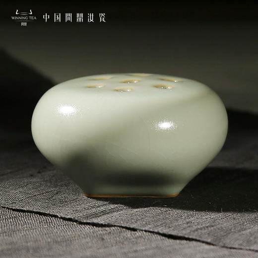 问鼎汝瓷鼎峰系列天青老款方圆盖置 商品图2