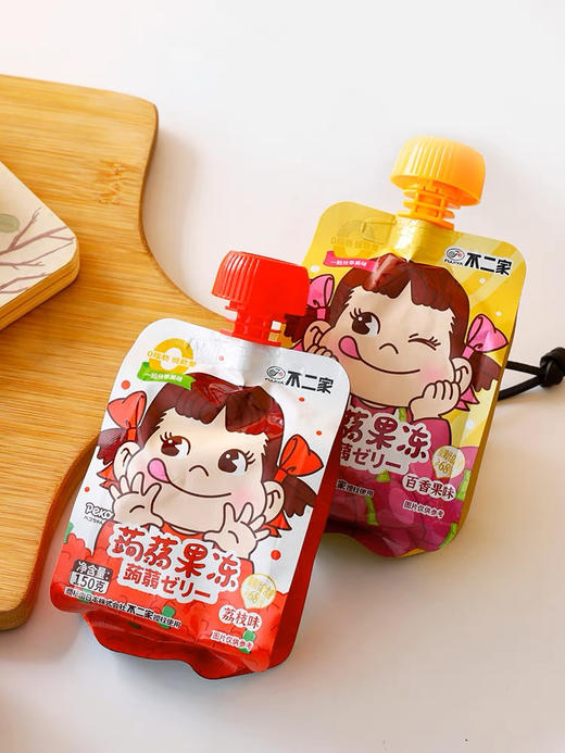 不二家吸吸果冻荔枝味150克 商品图0
