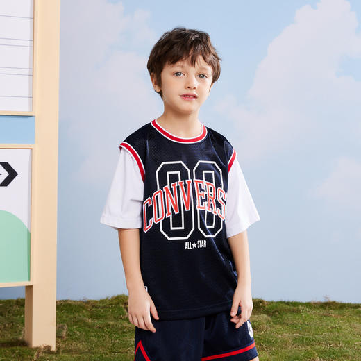 CONVERSE 夏 大童小童 短袖T恤 CNVN-FF-D659 商品图1