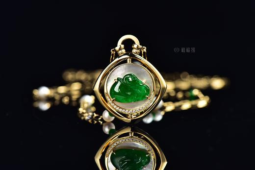 【天鹅湖】绿翠贝母项链    GZ1220917 商品图4