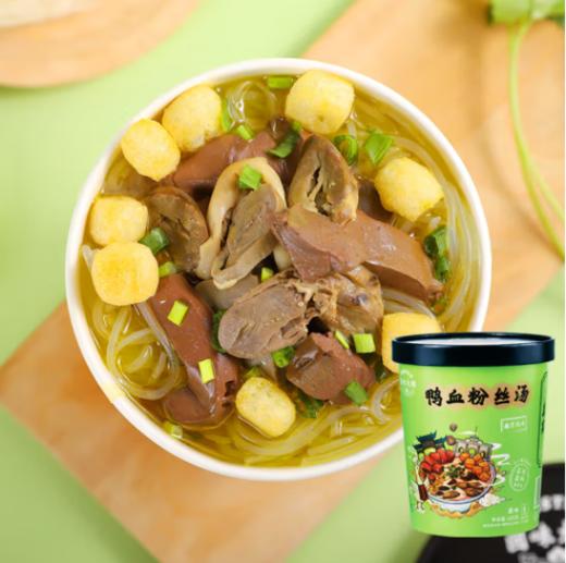 回味大师鸭状元鸭血粉丝汤原味桶装165g 商品图0