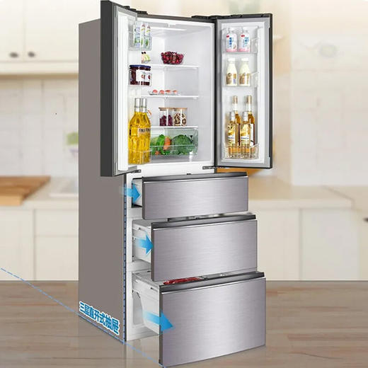 GREE 格力 晶弘多门冰箱 338L -5℃细胞级凝鲜 宽幅变温 BCD-338WPFG/霞光紫 商品图1