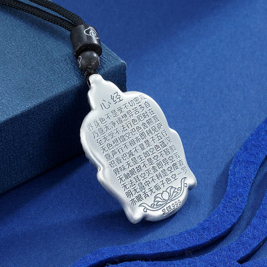 子佩集S999银【悟佛】套链项链【CD0515】仿古2303 商品图2