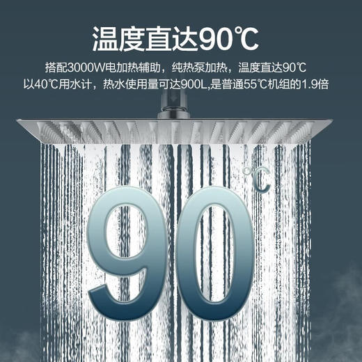 GREE 格力 全能王-舒尊Ⅱ 一级能效 300升空气能热水器 SXTD300LCJW/T-1(配KFRS-4.0JPd/NbA-1) 商品图3