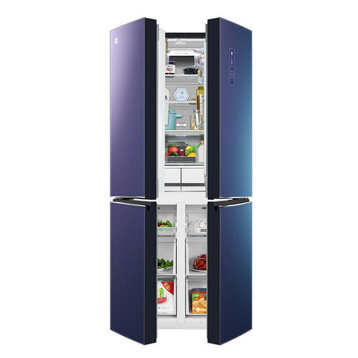 GREE格力 晶弘冰箱 BCD-516WPQG/奇域紫 十字对开门 516L 变频 -33℃深冻保鲜 -5℃细胞级凝鲜 商品图6