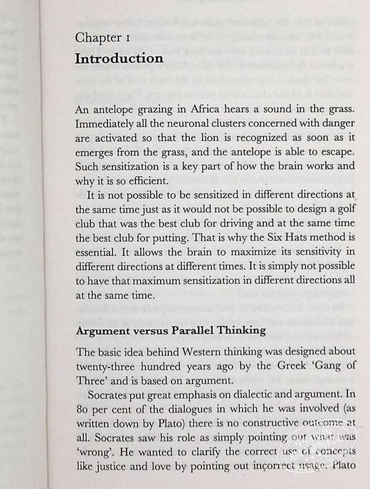 【中商原版】六顶思考帽 英文原版 Six Thinking Hats 爱德华 德博诺 Dr Edward de Bono 管理读物 商品图6