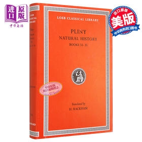 预售 【中商原版】老普林尼 博物志 卷33-35 共37 Natural History Volume IX Books 33-35 英文原版 Pliny