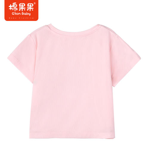 棉果果商场同款夏季140-160码中大童新品随心裁套头T恤M221140423348 商品图3