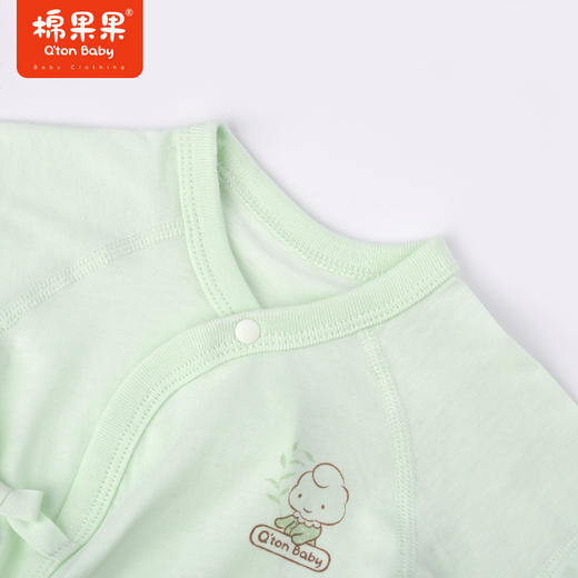 棉果果商场同款夏季新品艾草抗菌短袖半背衣M201110423317 商品图2