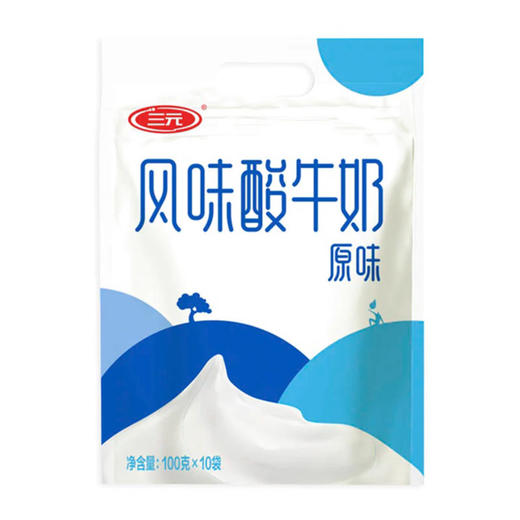 【自提-低温】袋装酸牛奶100g*10 商品图0