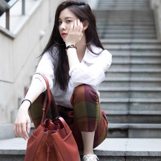 宋妍霏长袖职业白色衬衫女宽松设计感韩版百搭外穿洋气衬衣2023 商品图2
