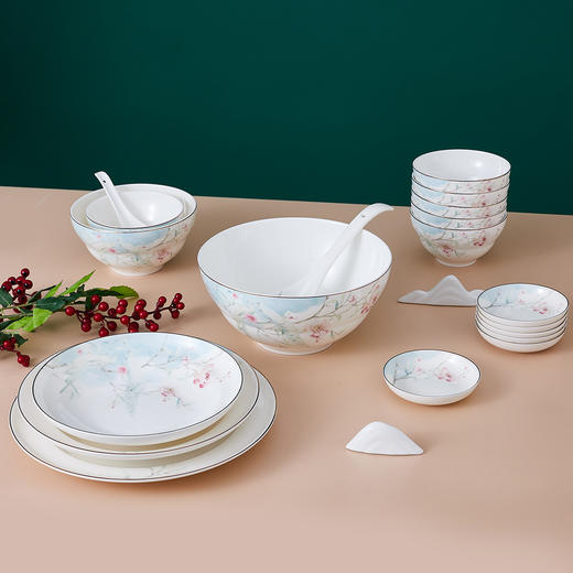 28头鸾凤和鸣餐具 商品图2