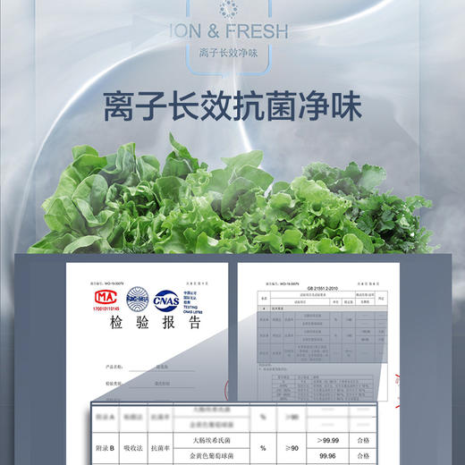 GREE 格力 晶弘 600升 对开门冰箱 智能全变频 风冷无霜 -33℃深冻 一级能效 离子净味 BCD-600WPDCZ/星韵紫 商品图5