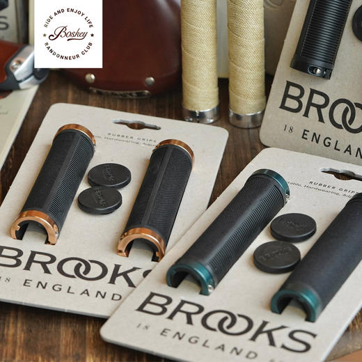 英国Brooks 天然白小布折叠城市复古自行车橡胶把套死飞把握把手 商品图4