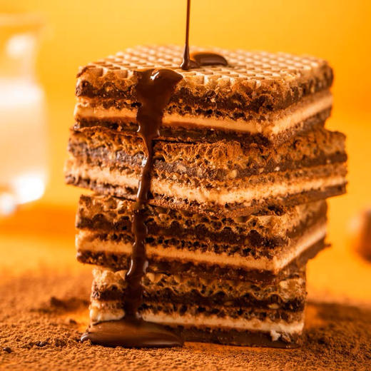 德国威化牛奶榛子巧克力威化饼干600g 商品图2