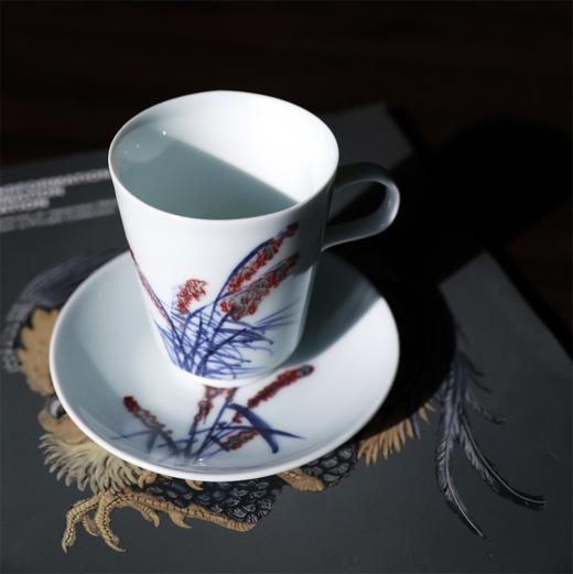 青花釉里红杯°咖啡杯（花纹随机） 商品图2