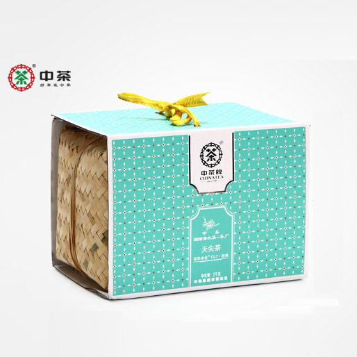 中粮-中茶安化黑茶天尖茶中茶百年木仓天尖经典之作中国茶叶2kg 商品图0