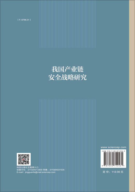 我国产业链安全战略研究 商品图1