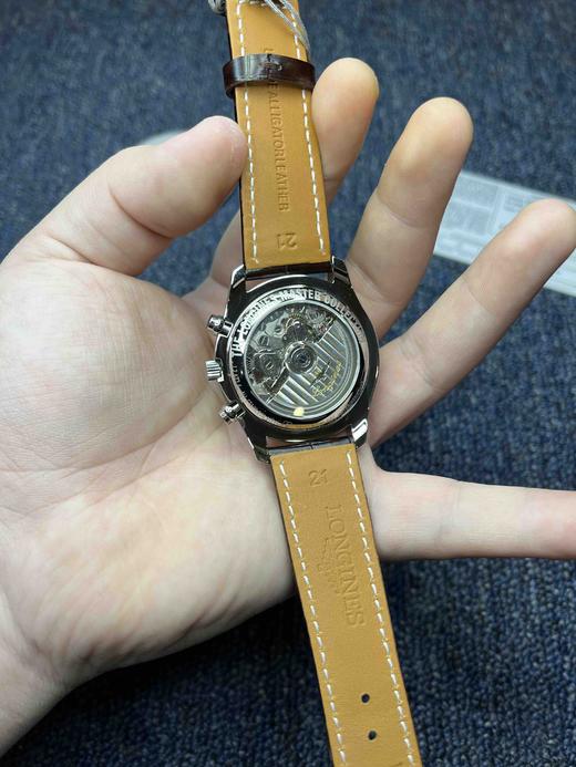 浪琴 Longines 名匠月相系列 名匠八针月相 40mm 多功能男士机械腕表 商品图6