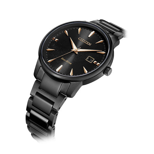 西铁城/CITIZEN 星空黑盘光动能情侣腕男表BM7595-89E 商品图3
