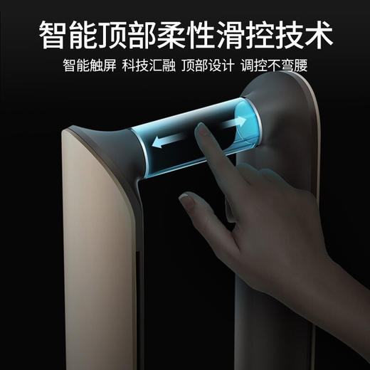 GREE 格力 FWZ-1201Bg 无叶净化扇 12档风速 净化除醛 净享清凉 电风扇 香槟金+咖啡色 商品图6