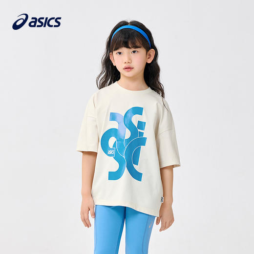 ASICS/亚瑟士童装夏季男女儿童防晒透气短袖T恤 商品图4