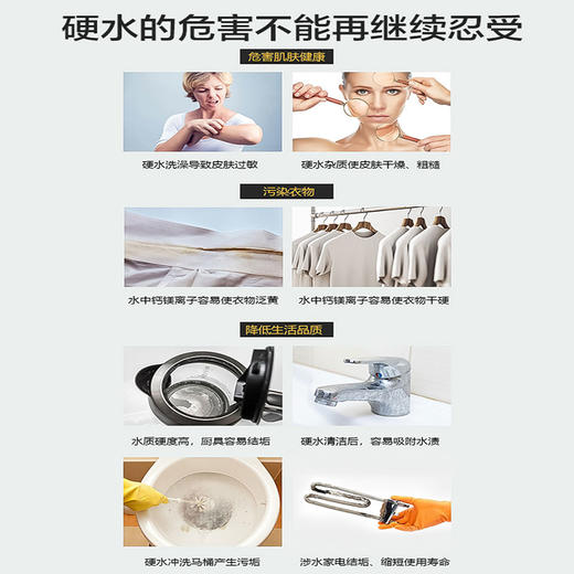 GREE 格力 软水机 家用全屋水质硬水软化自动消毒净肤护物Wifi智控净水机 GS-1302 黑+伦勃朗棕色 商品图4