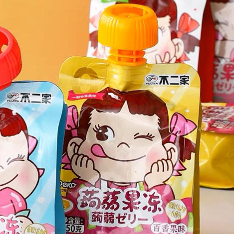 不二家吸吸果冻百香果味150克 商品图0