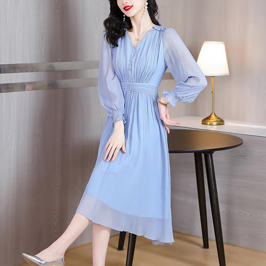 AHM sswl3017雪纺连衣裙时尚气质仙女裙 商品图2