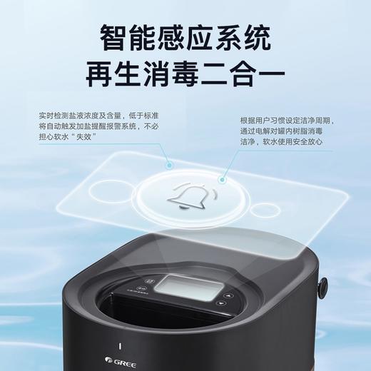 GREE 格力 软水机 家用全屋水质硬水软化自动消毒净肤护物Wifi智控净水机 GS-1302 黑+伦勃朗棕色 商品图5
