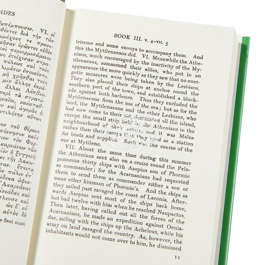 【中商原版】修昔底德 伯罗奔尼撒战争史 History of the Peloponnesian War Volume II Books 3-4 英文原版 Thucydides 商品图3