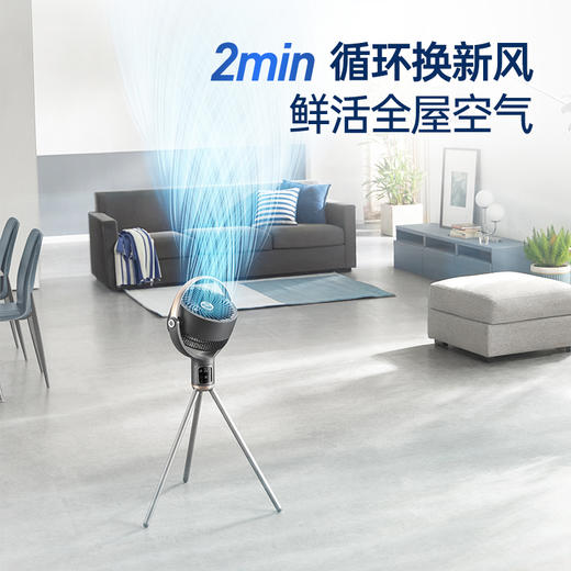 【负离子净化】摩飞空气循环扇MR3801 智能温感变频 4种风感随心切换 IMD面板 红外无线遥控 24H定时 低音低噪 商品图2